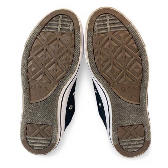 Converse All Star Low Black White Sneakers Mens 4 Womens 6 Chuck Taylor Shoes - Picture 10 of 16